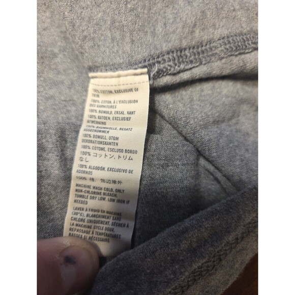 Vintage Abercrombie & Fitch Muscle T-Shirt Men's Medium Grey Y2k 90s - Picture 4 of 5